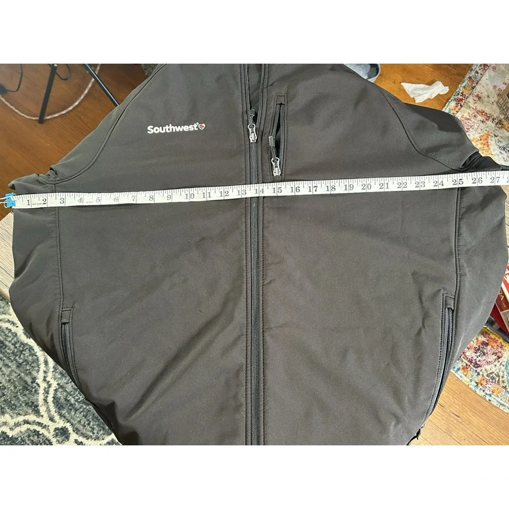 Southwest Airlines Jacket Mens 2XL Black Zip Up Employee Uniform Workwear Bomber